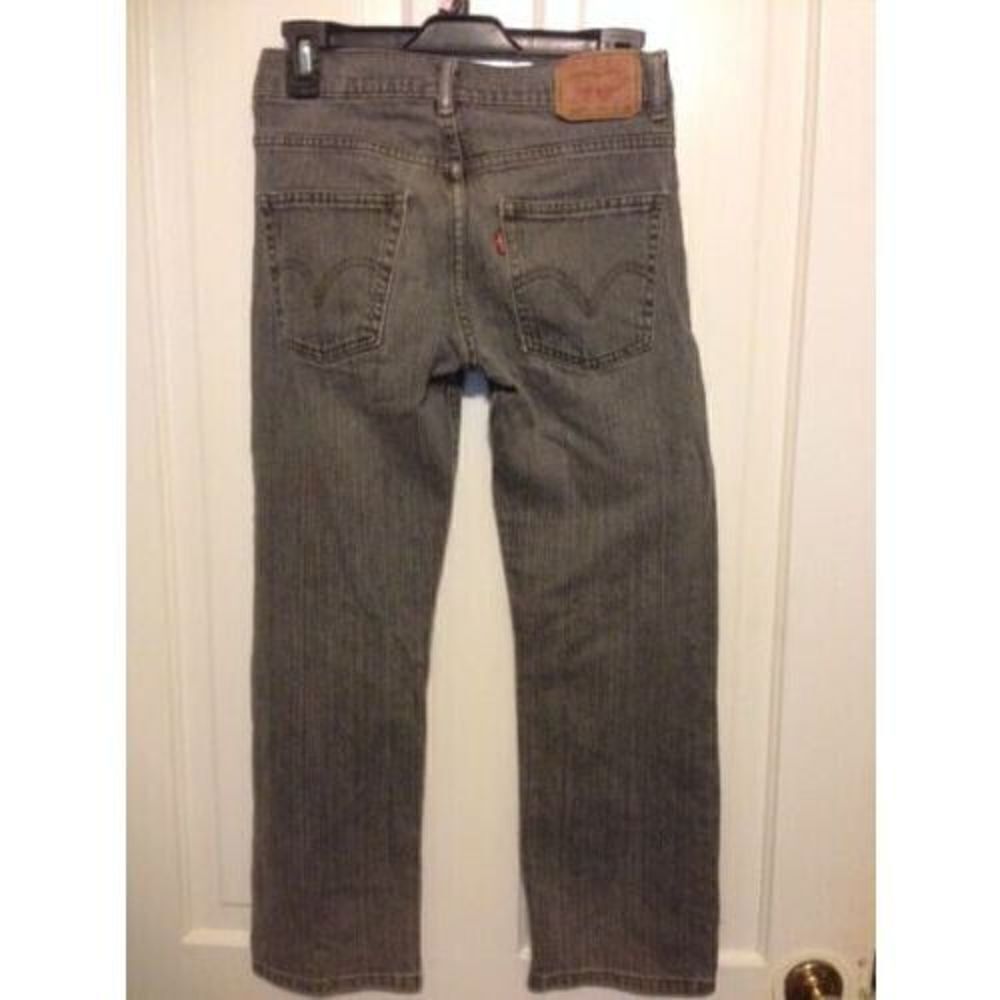 LEVI'S 550 RELAXED SIZE 12 26X26 BLACK JEANS